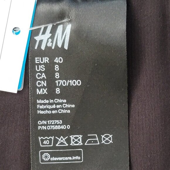 H & M Black Bikini Bottom Size 8 New with Tag!     ***BUNDLE ONLY*** - Picture 5 of 5